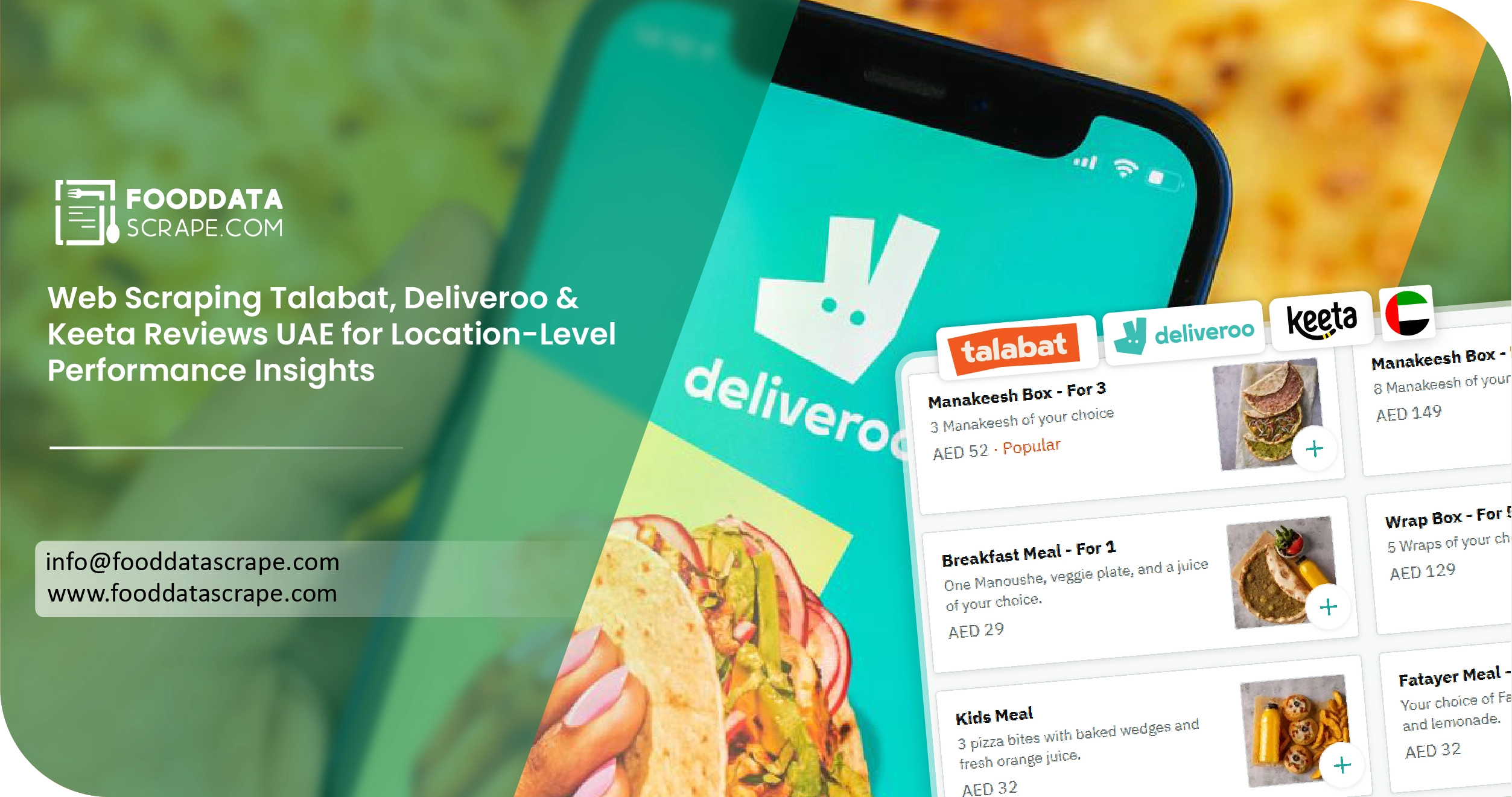 UAE Restaurants Review Dataset – Talabat, Deliveroo & Keeta